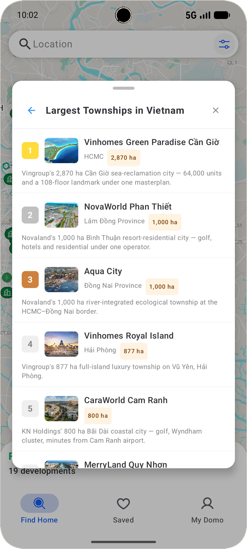 Tìm dự án xếp hạng cao nhất