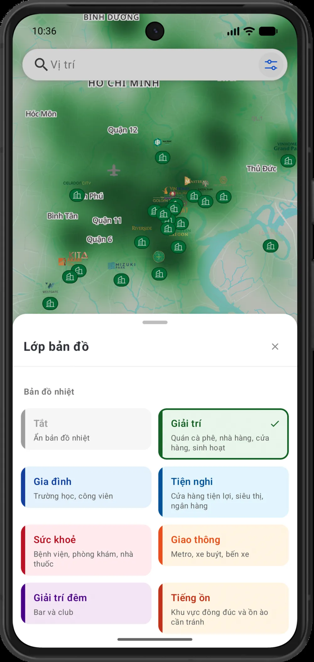 Bản đồ nhiệt trực tiếp